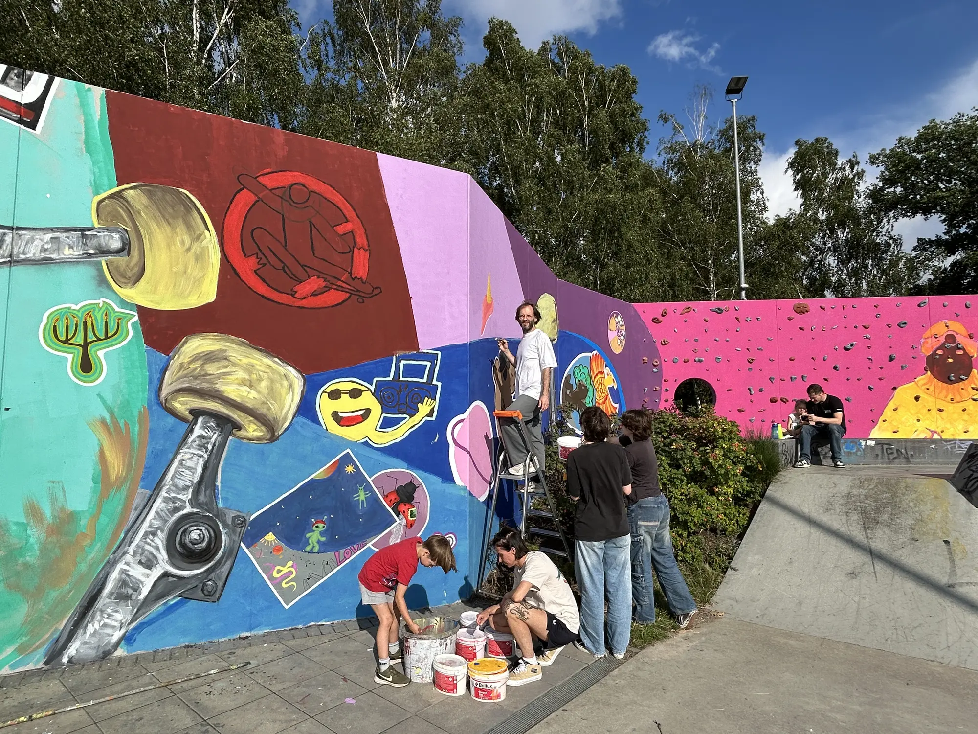 Skate Park Bernau mural